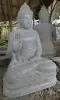  Product image 8 of the product “Seated Buddha made of Riverstone in Abhaya Position - gesture of fearlessness, H.108 cm. ”